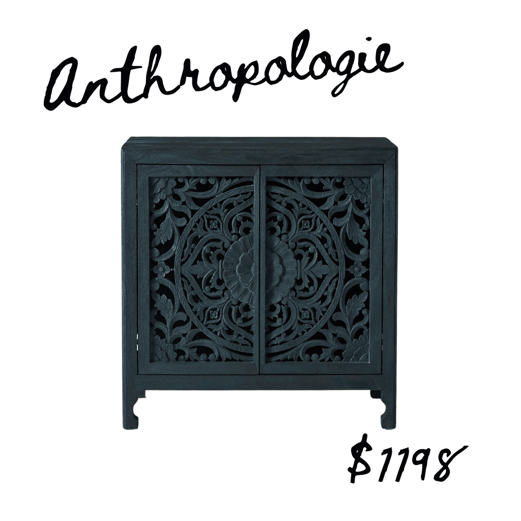 Anthropologie Lombok turquoise cabinet