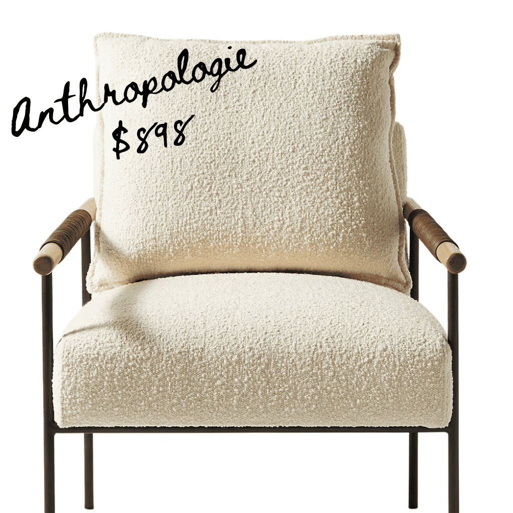 Anthropologie boucle chair
