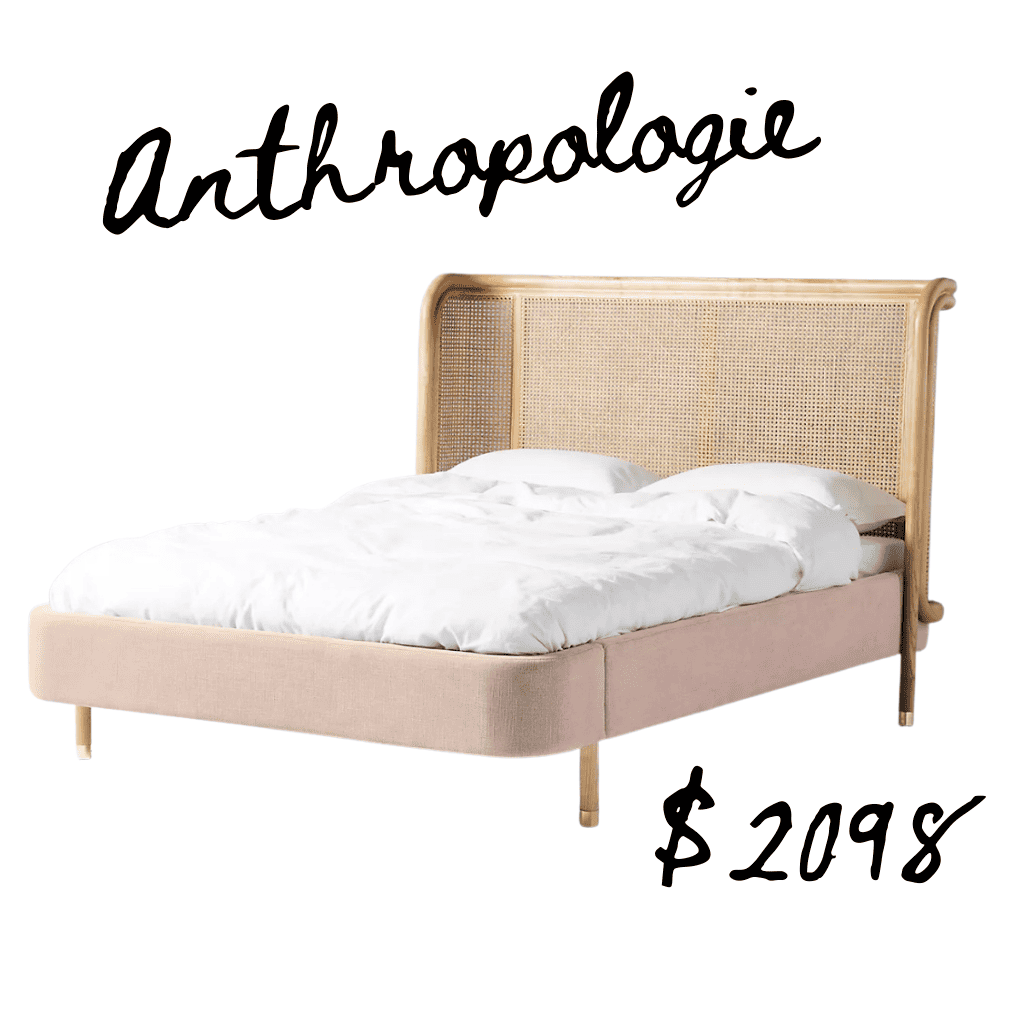 Anthropologie Heatherfield bed