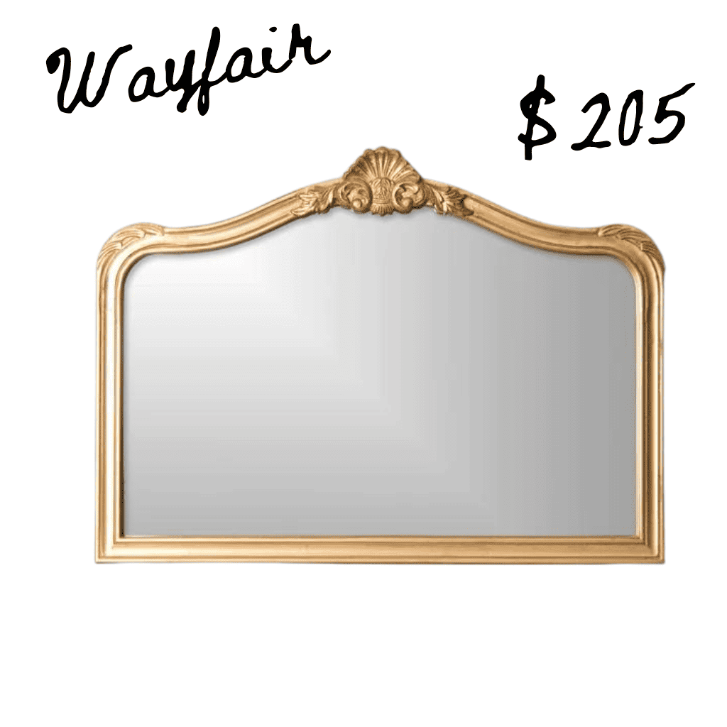 Wayfair gold mirror gleaming primrose lookalike