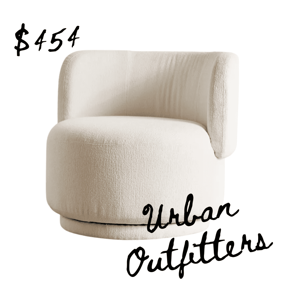 Urban outfitter swivel chair Anthropologie home