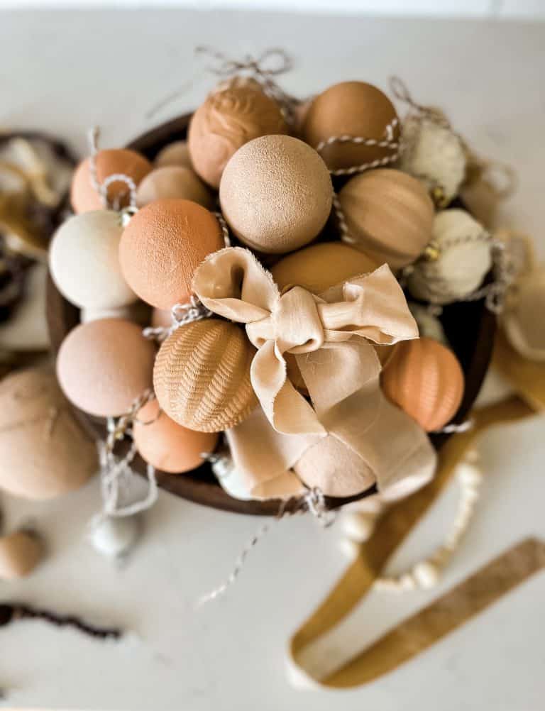 How to Easily Create Beautiful Terracotta Ornaments from Old Christmas
