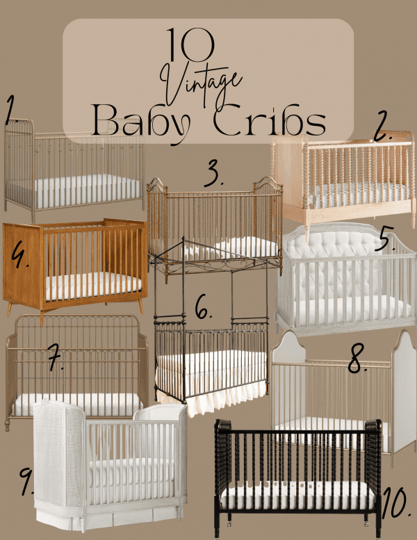 10 Vintage Baby Cribs To Bring Old World Charm to the Nursery Cassie Jean