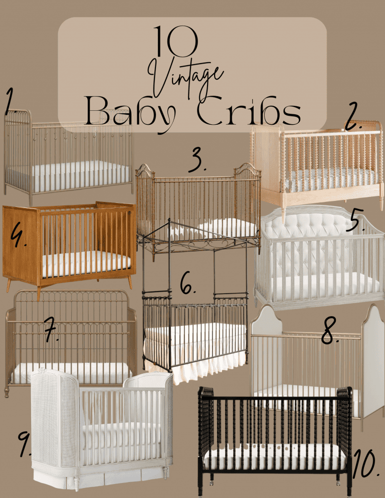 10 Vintage Baby Cribs To Bring Old World Charm to the Nursery