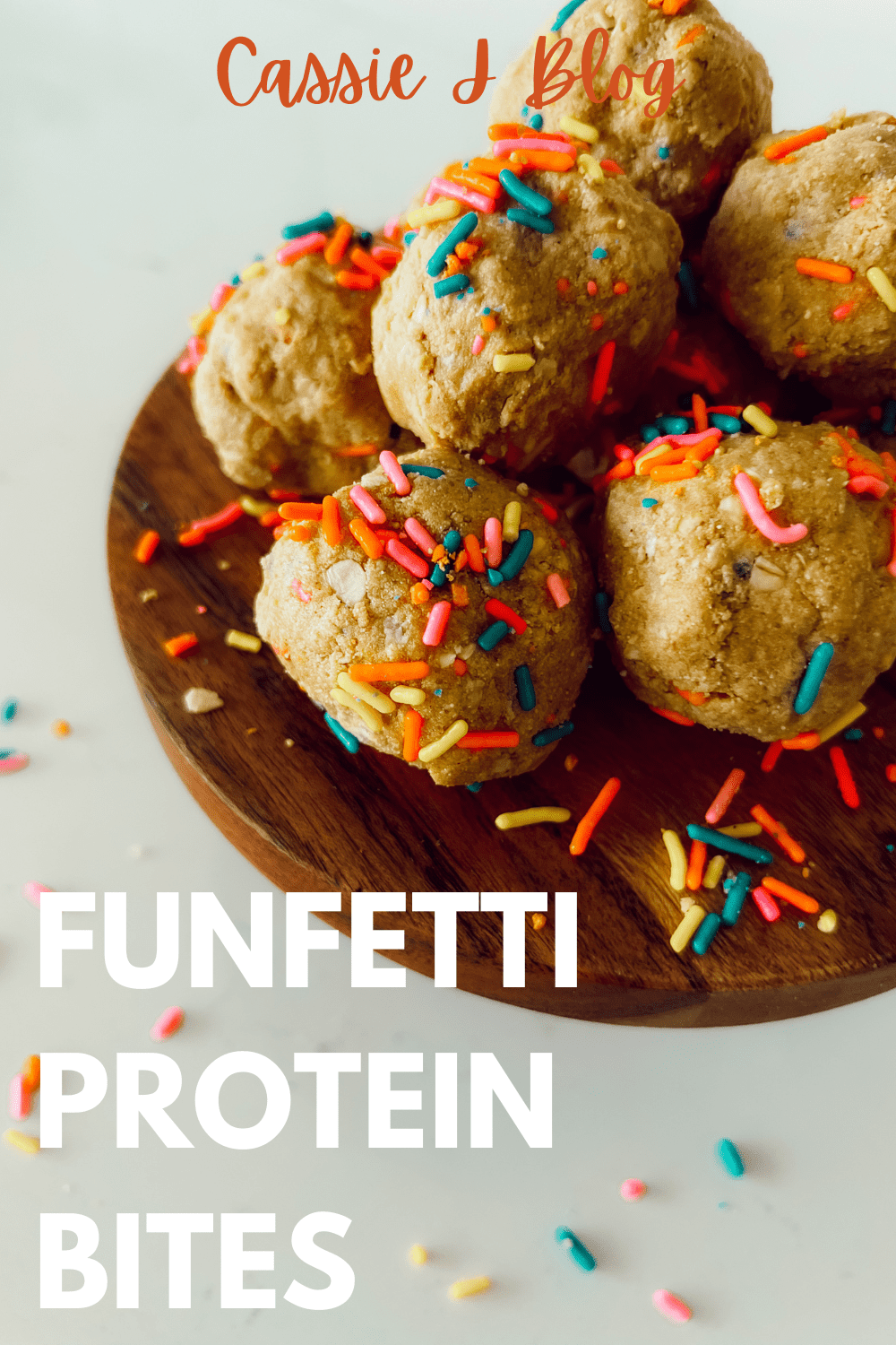 Funfetti Protein Bites Recipe (Sugar Free) Cassie Jean