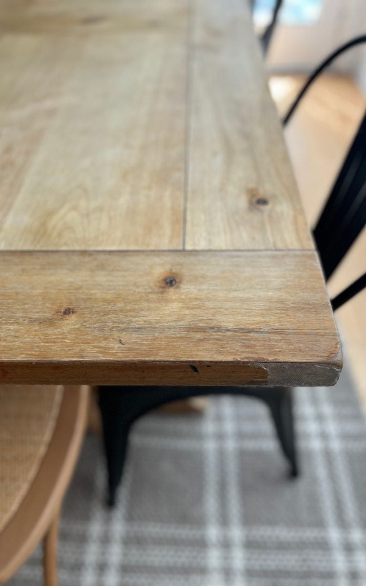 Refinishing Wood Veneer Table Top