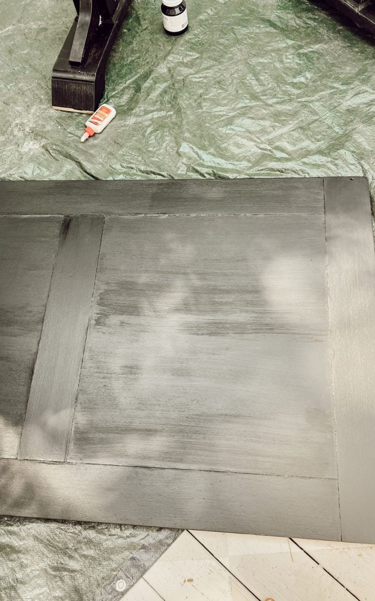 How to Refinish a Damaged Veneer Table Top (Under 35!) Cassie Jean