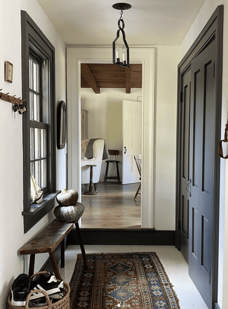 english cottage entryway