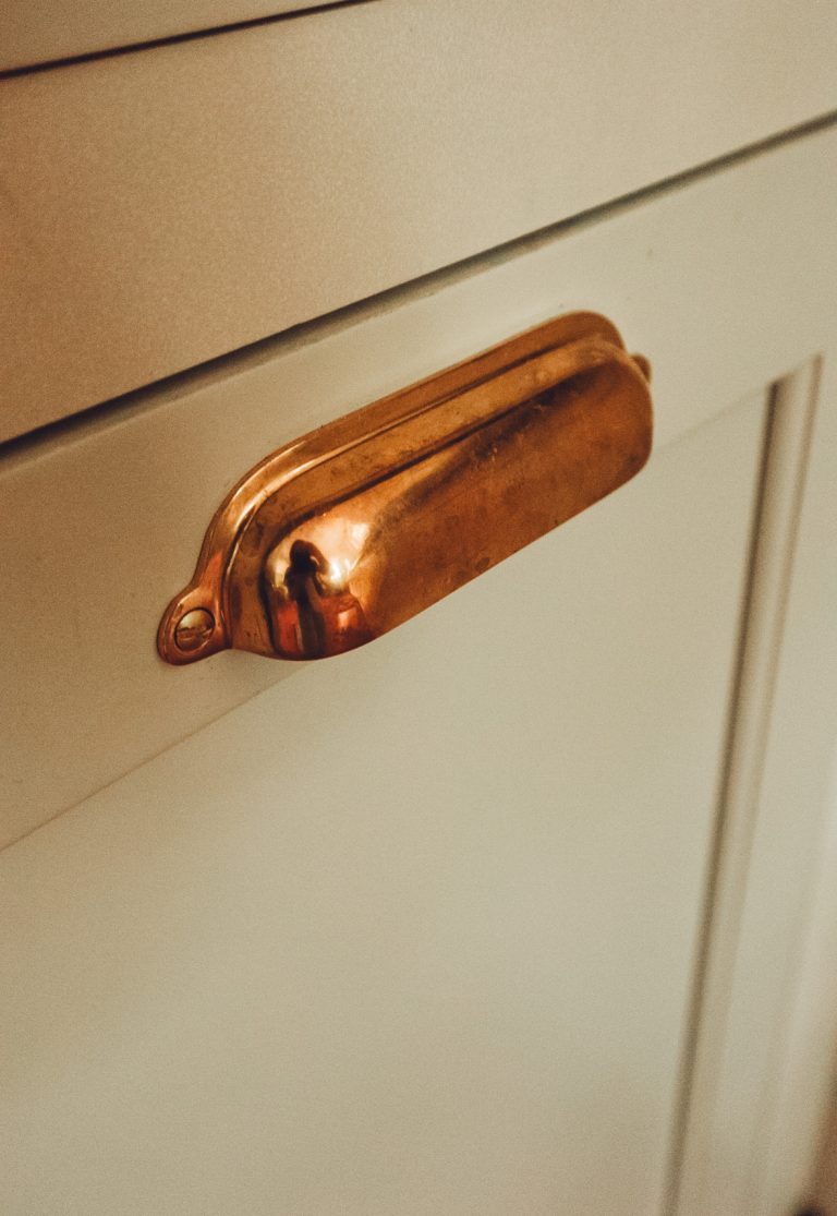 The Best Unlacquered Brass Hardware For a Vintage Kitchen Cassie Jean